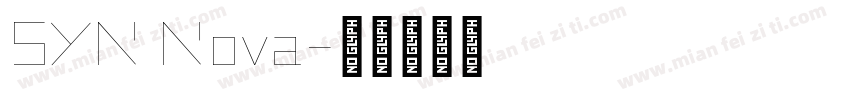 SYN Nova字体转换